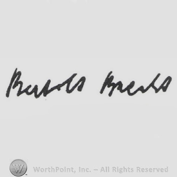 Signature: Bertolt Brecht.
