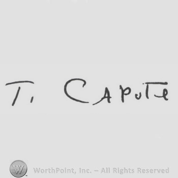 Signature: Truman Capote.