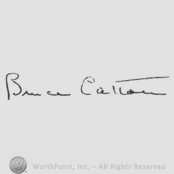 Signature: Bruce Catton.