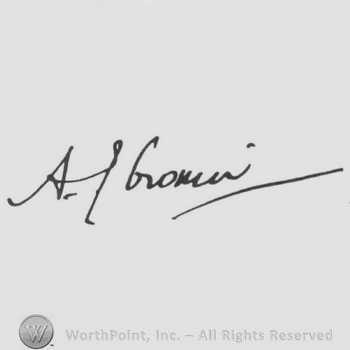 Signature: Dr. A. J. Cronin.