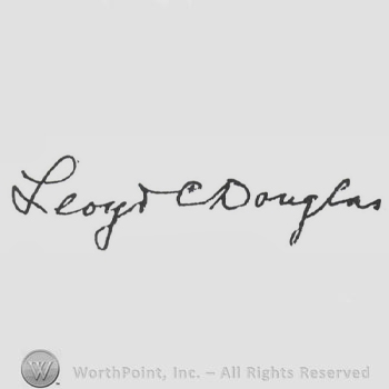 Signature: Lloyd C. Douglas.