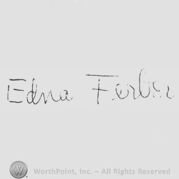 Signature: Edna Ferber.