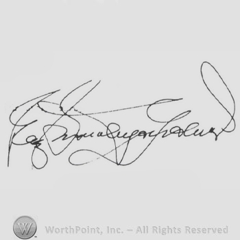Signature: Erle Stanley Gardner.