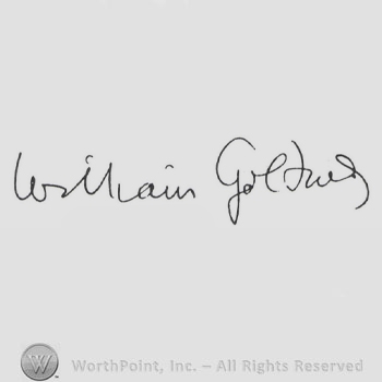 Signature: William Golding.