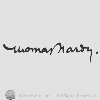 Signature: Thomas Hardy.