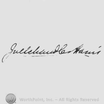 Signature: Joel Chandler Harris.