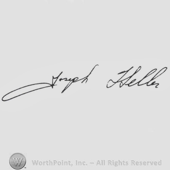 Signature: Joseph Heller.