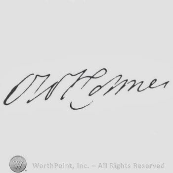Signature: Oliver Wendell Hoimes.