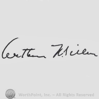 Signature: Arthur Miller.