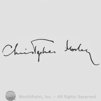 Signature: Christopher Morley.