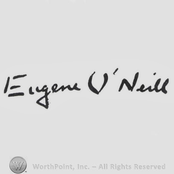 Signature: Eugene O'Neill.