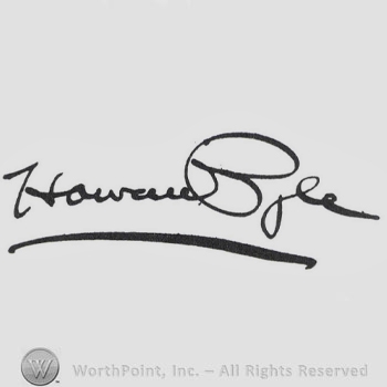 Signature: Howard Pyle.