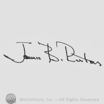 Signature: James B. Reston.