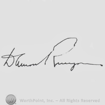 Signature: Damon Runyon.