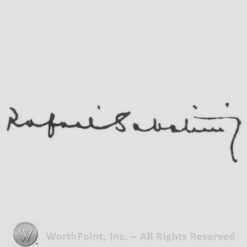 Signature: Rafael Sabatini.