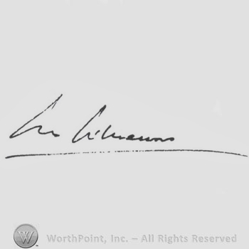 Signature: Georges Simenon.