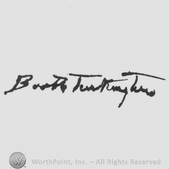 Signature: Booth Tarkington.