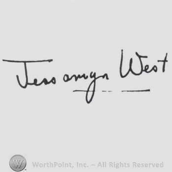 Signature: Jessamyn West.