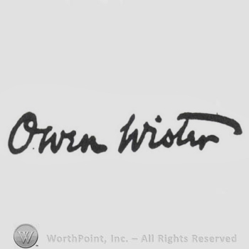 Signature: Owen Wister.