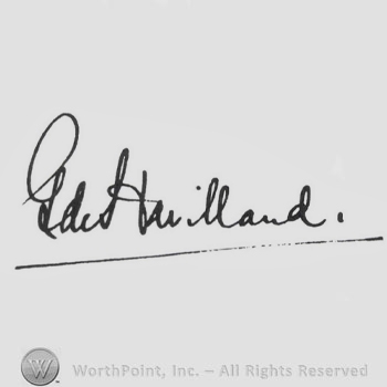 Signature: Sir Geoffrey de Havilland.