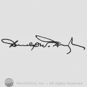 Signature: Donald W. Douglas.