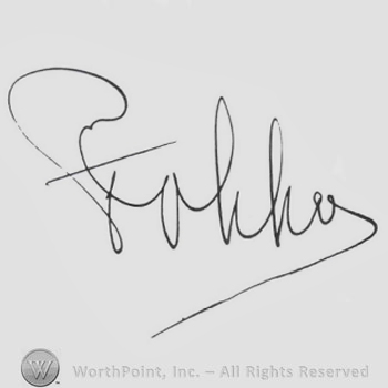 Signature: Anthony Fokker.