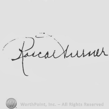Signature: Roscoe Turner.
