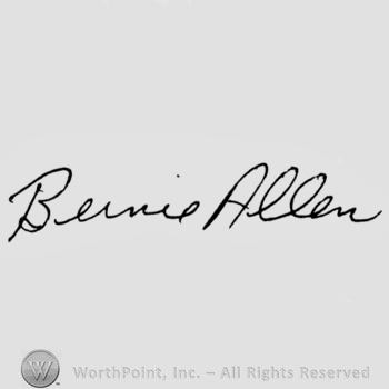 Signature: Bernie Allen.