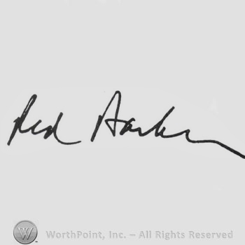 Signature: Red Barber.
