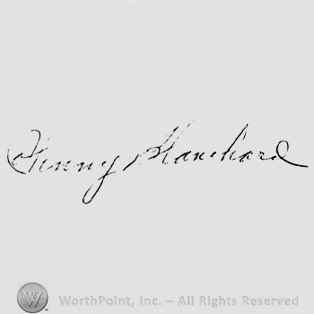 Signature: Johnny Blanchard.