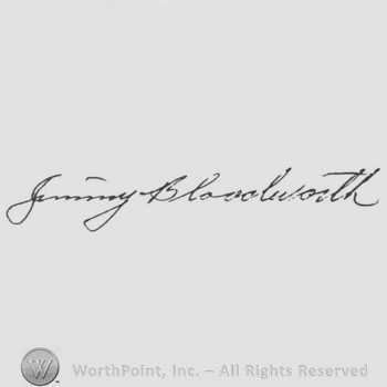 Signature: Jimmy Bloodworth.