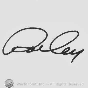 Signature: Ron Cey.