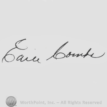 Signature: Earle Combs.