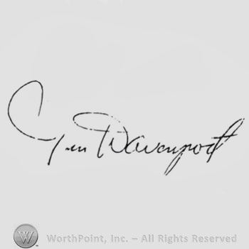 Signature: Jim Davenport.