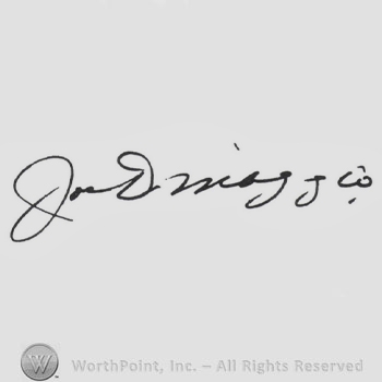 Signature: Joe DiMaggio.