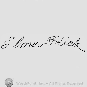 Signature: Elmer Flick.