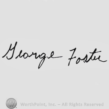 Signature: George Foster.
