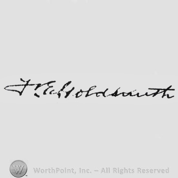 Signature: Fred Goldsmith.