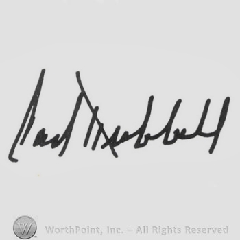 Signature: Carl Hubbell.