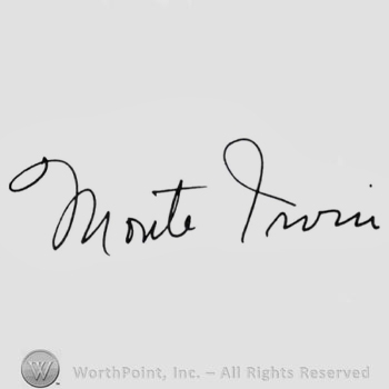 Signature: Monte Irvin.
