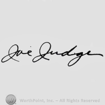 Signature: Joe Judge.