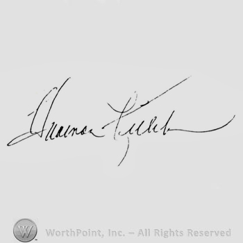Signature: Harmon Killebrew.