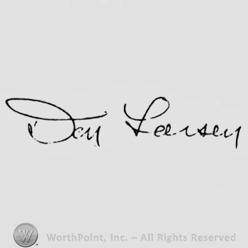 Signature: Don Larsen.