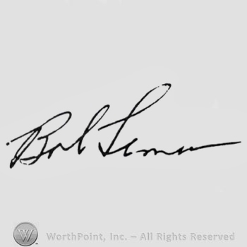 Signature: Bob Lemon.