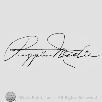 Signature: Pepper Martin.