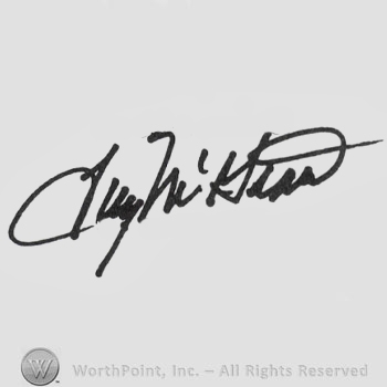 Signature: Tug McGraw.