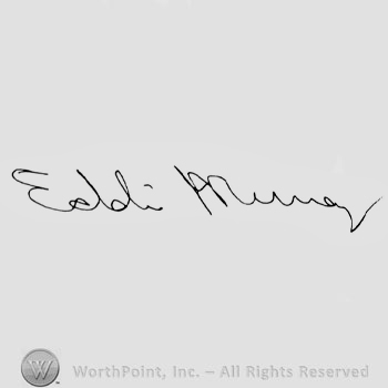 Signature: Eddie Murray.