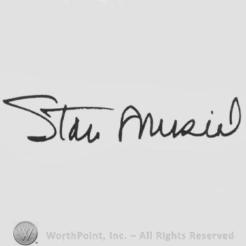 Signature: Stan Musial.