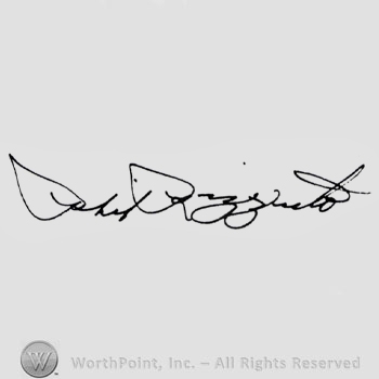 Signature: Phil Rizzuto.