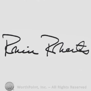 Signature: Robin Roberts.